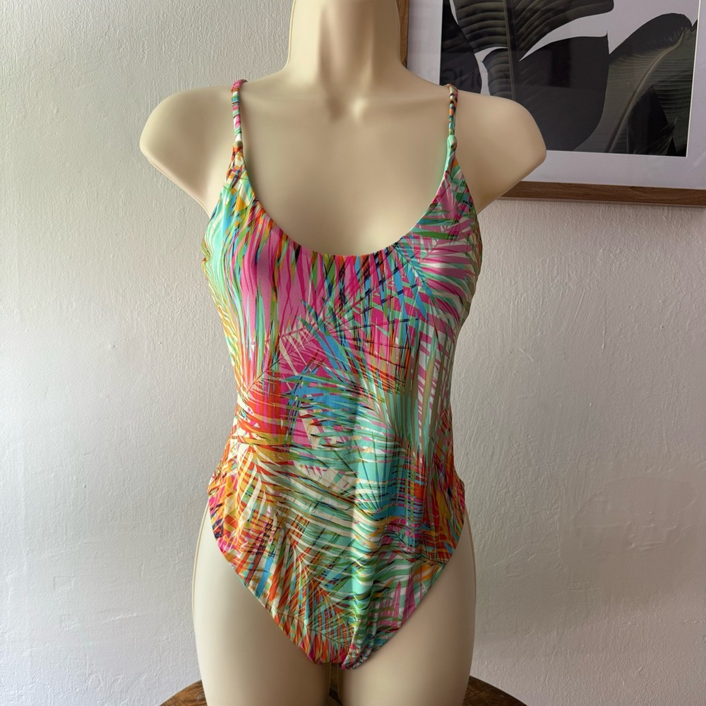 Hurley Primavera Palm One Piece NWT